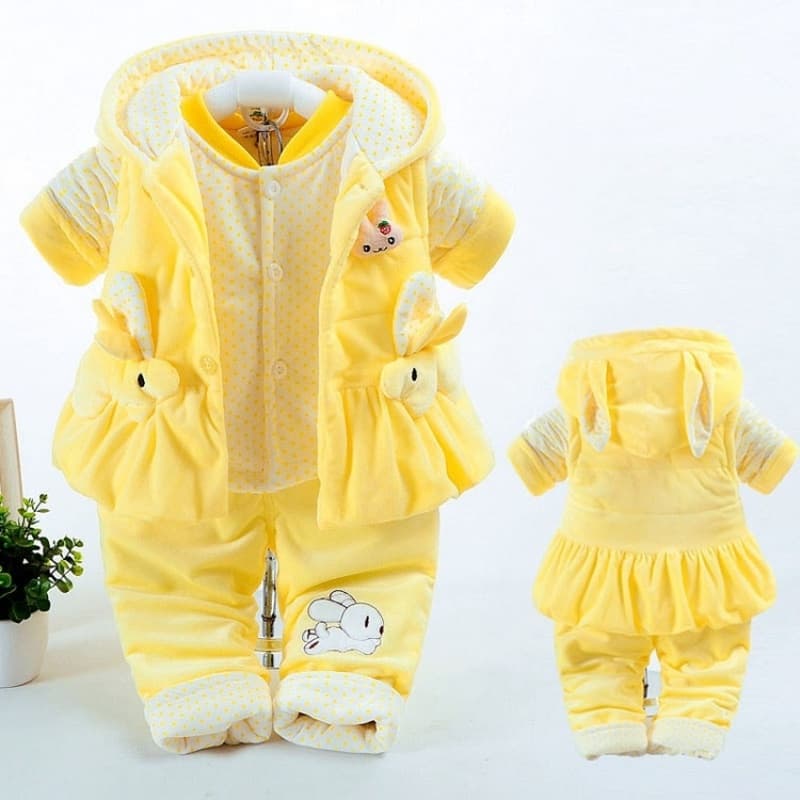 Conjunto de Ropa de Otoño e Invierno para Niñas