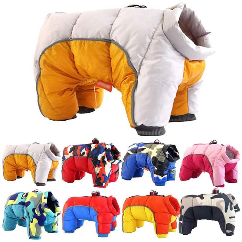 Abrigo de Invierno para Perro con Relleno de Plumón
