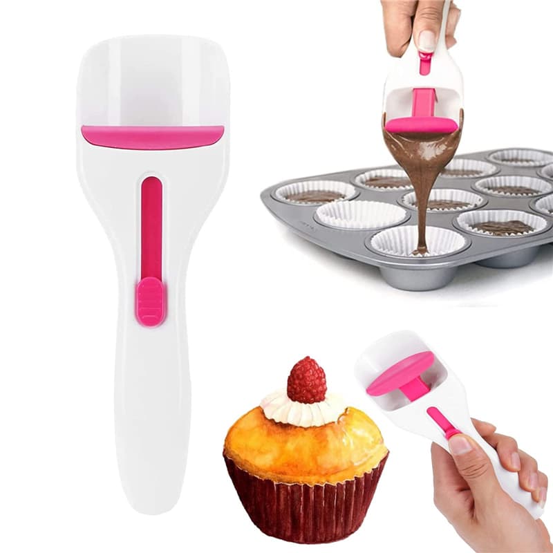 Cucharilla Dosificadora de Masa para Cupcakes y Pasteles