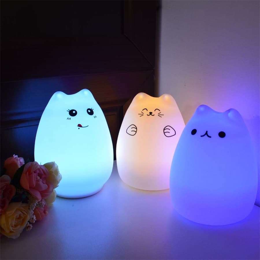 Lámpara LED Táctil de Silicona para Niños