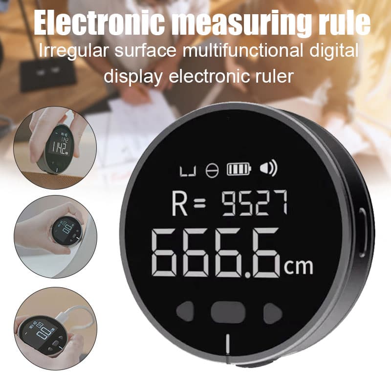 Medidor Digital de Distancia con Pantalla LCD