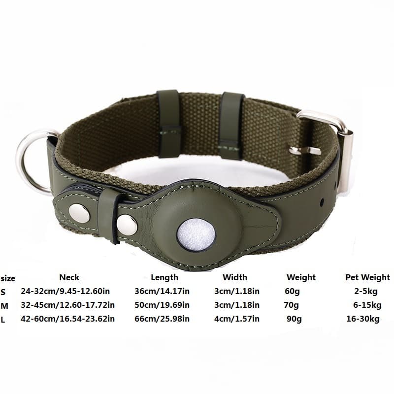Collar Correa Rastreador para Perros Medianos y Grandes
