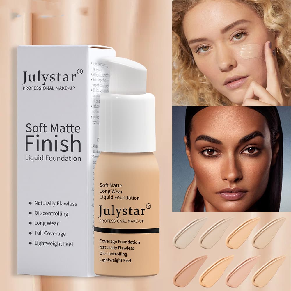 Base de Maquillaje Líquida Resistente al Agua con Corrector