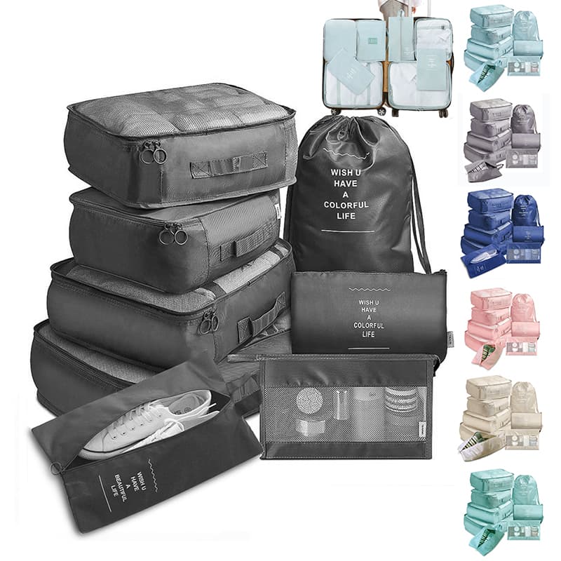 Set de 8 Divisores para Maleta Organizador de Viaje