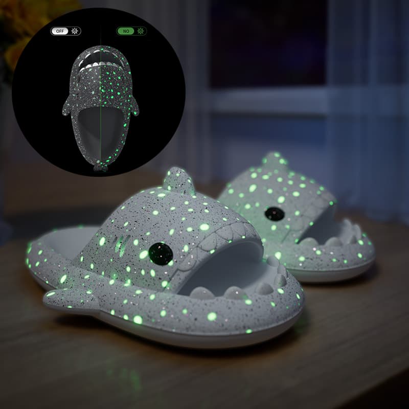 Zapatillas Tiburón con Luz Nocturna Diseño Estrellado