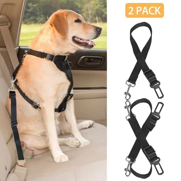 Pack 2 Arneses de Seguridad Ajustables para Perro y Gato