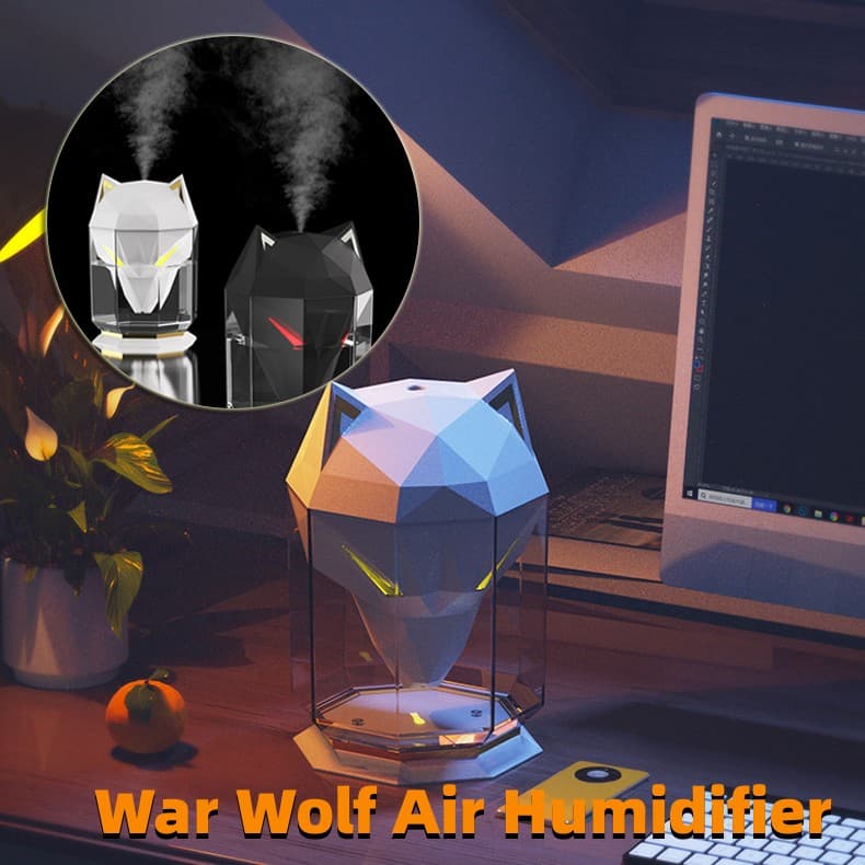 War Wolf Humidificador Ultrasónico con Luces LED