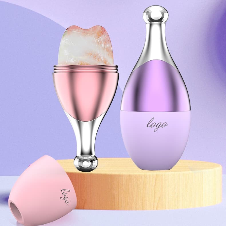 Herramienta de Contorno Facial de Silicona con Cubos de Hielo
