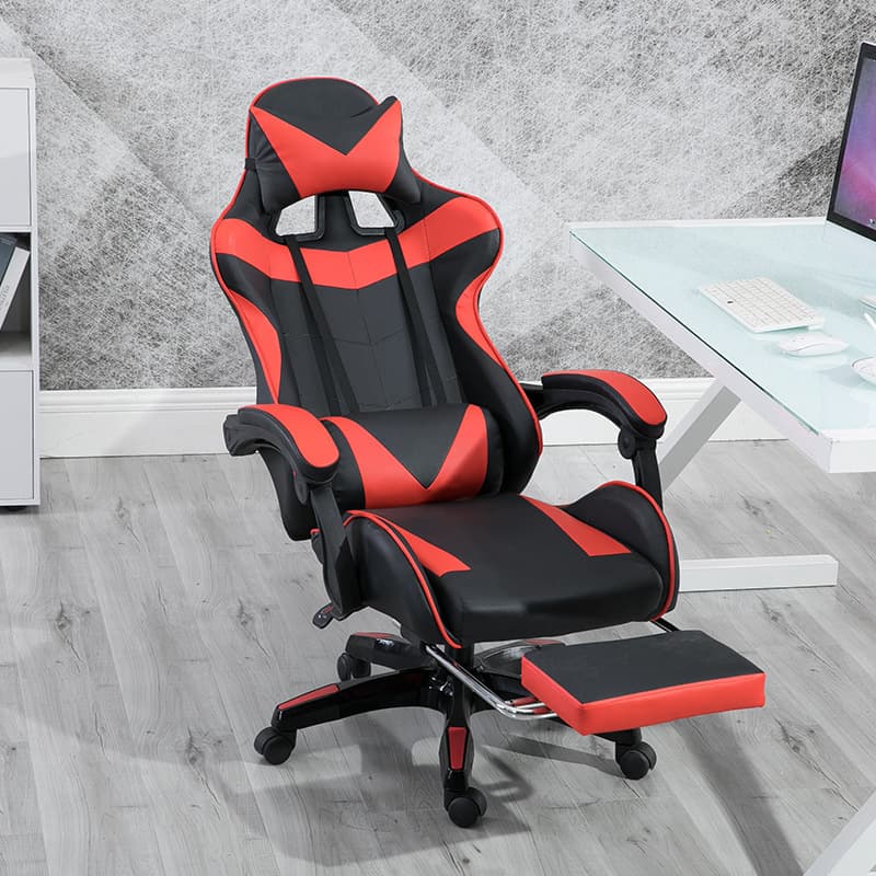 Silla Gaming de Carreras con Reposabrazos Ajustable