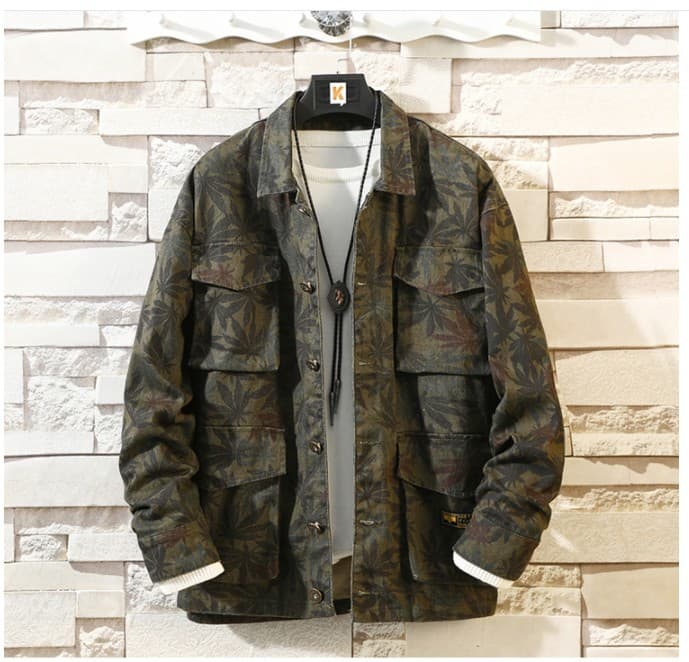 Chaqueta Vaquera Camuflaje Hombre