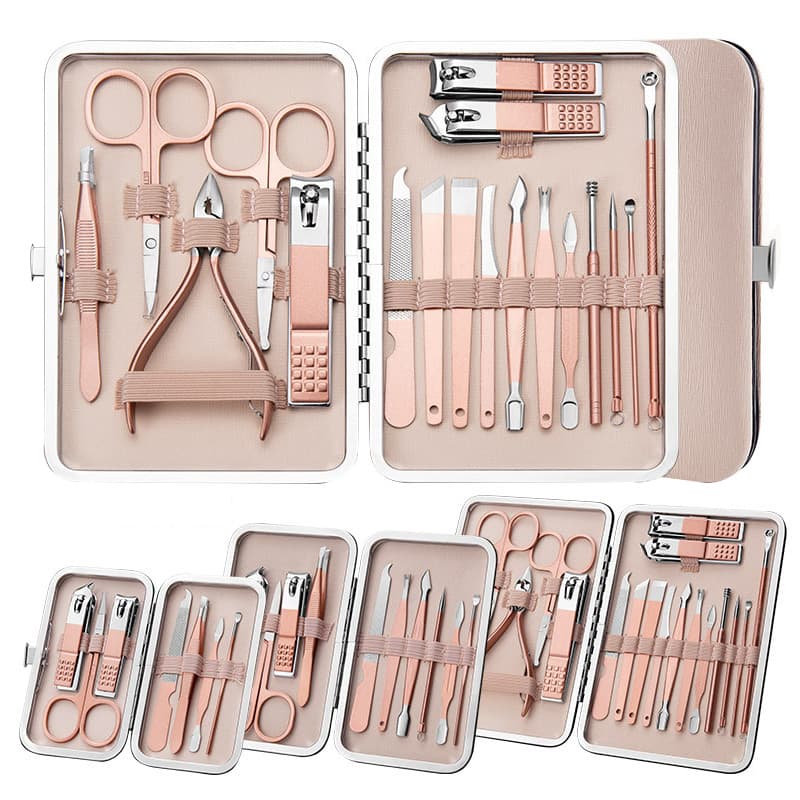 Set Profesional de Cortaúñas y Herramientas de Pedicura