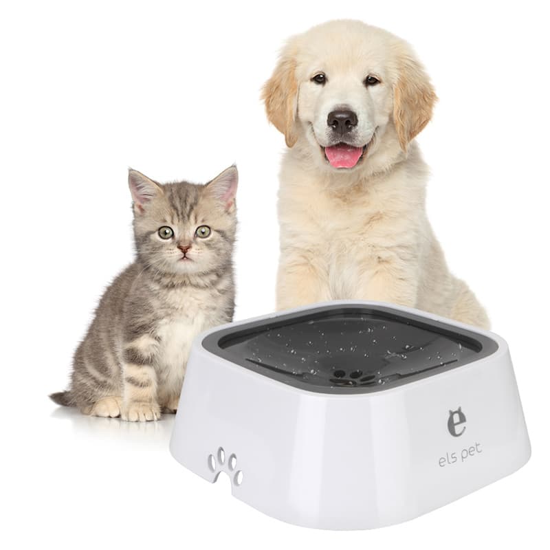 Bebedero Flotante para Mascotas 1.5L Anti-Rebose