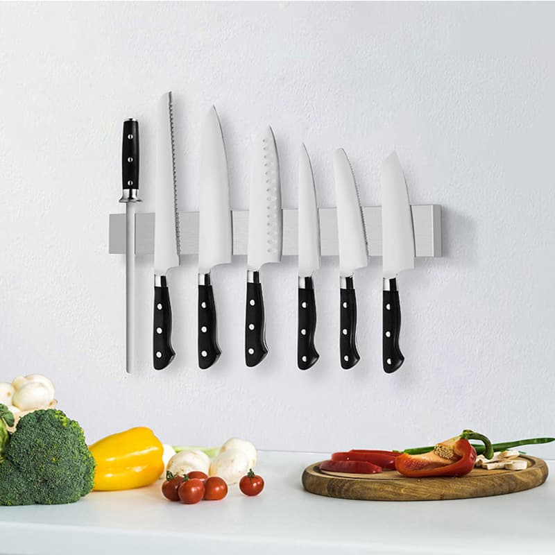 Soporte Mural para Cuchillos de Cocina