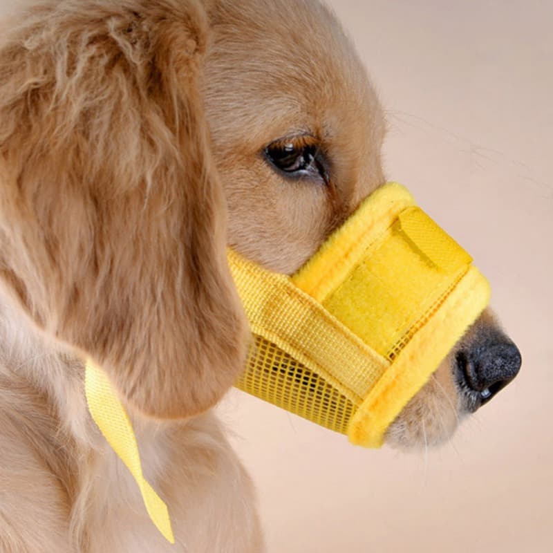 Bozal Ajustable para Mascotas Anti-Mordida