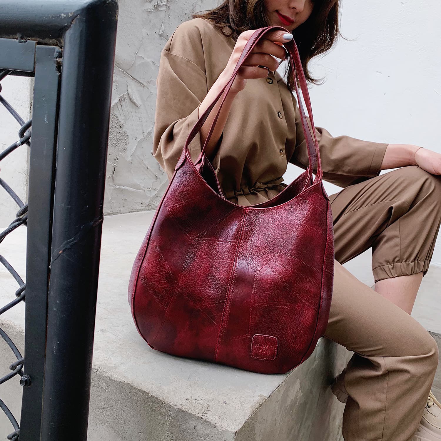 Bolso de Mano Vintage para Mujer Diseño Lujo