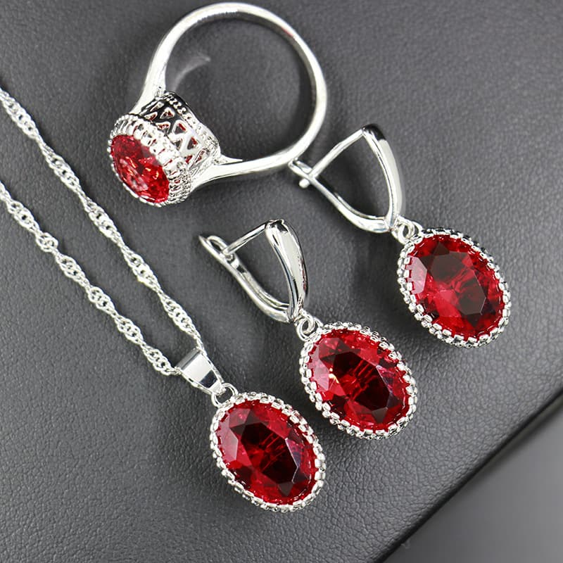 Set de Joyería Nupcial con Pinza para el Pelo y Diamantes