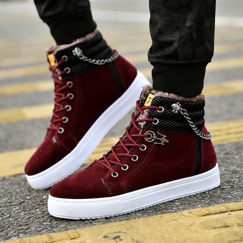 Zapatillas Deportivas Casual con Forro Polar para Hombre