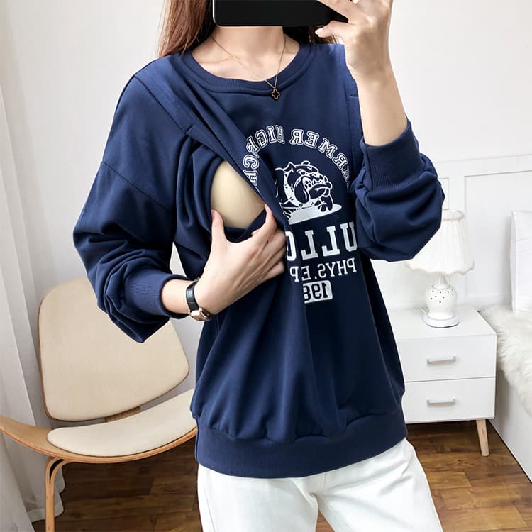 Sudadera de Lactancia para Embarazadas