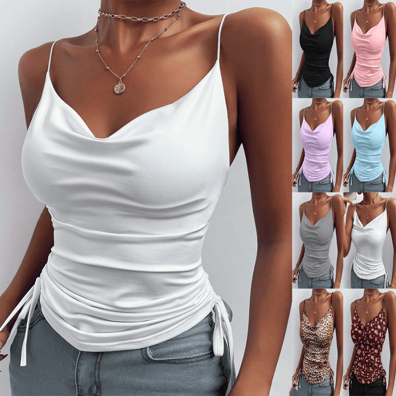 Camiseta Escotada Mujer Tirantes Finos