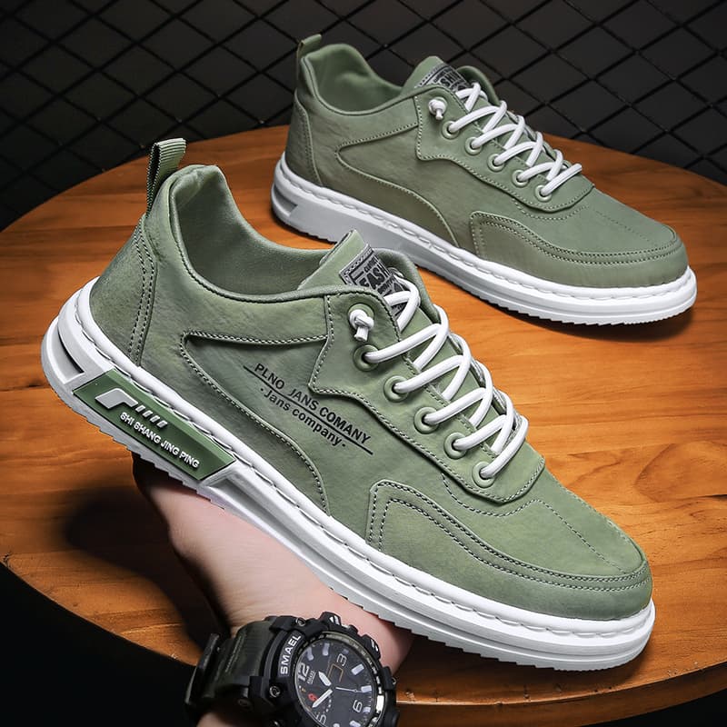 Zapatillas Deportivas Hombre Lona con Plataforma
