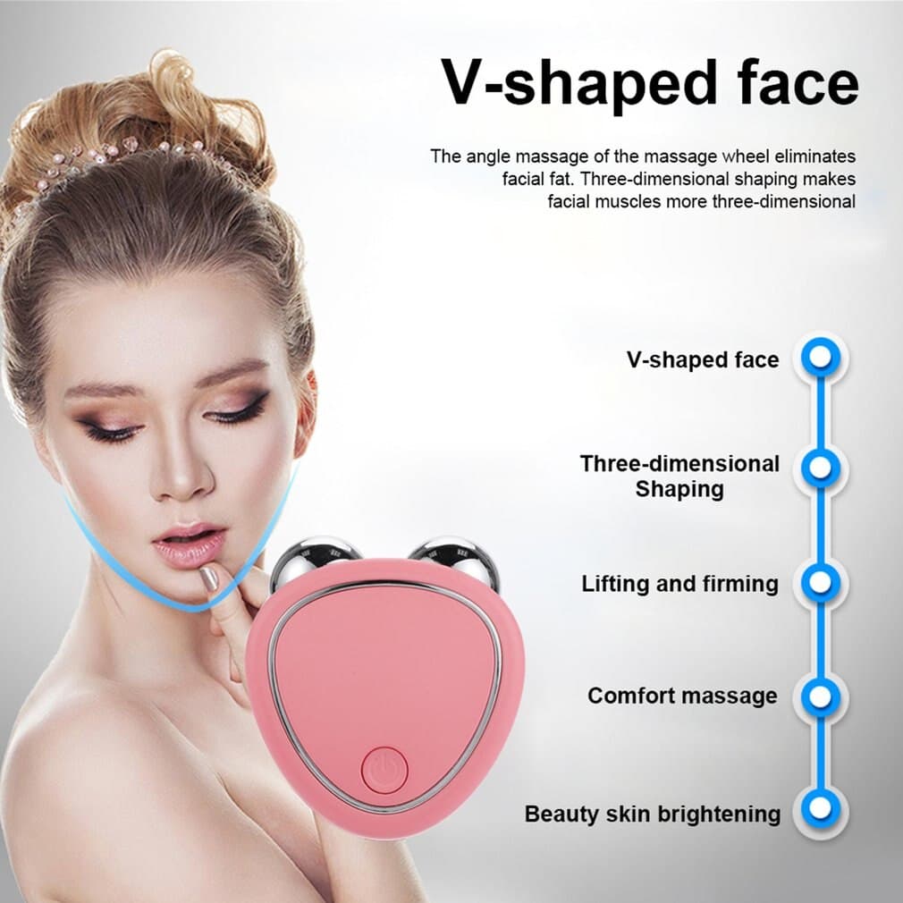 Masajeador Facial Microcorriente Lifting y Drenaje