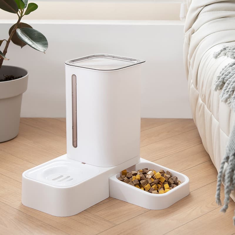 Comedero y Bebedero Automático Doble para Mascotas