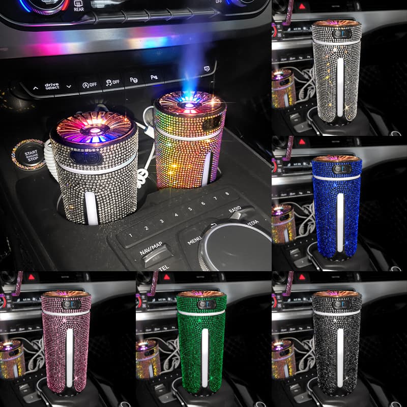 Difusor Aromático de Diamante para Coche con LED