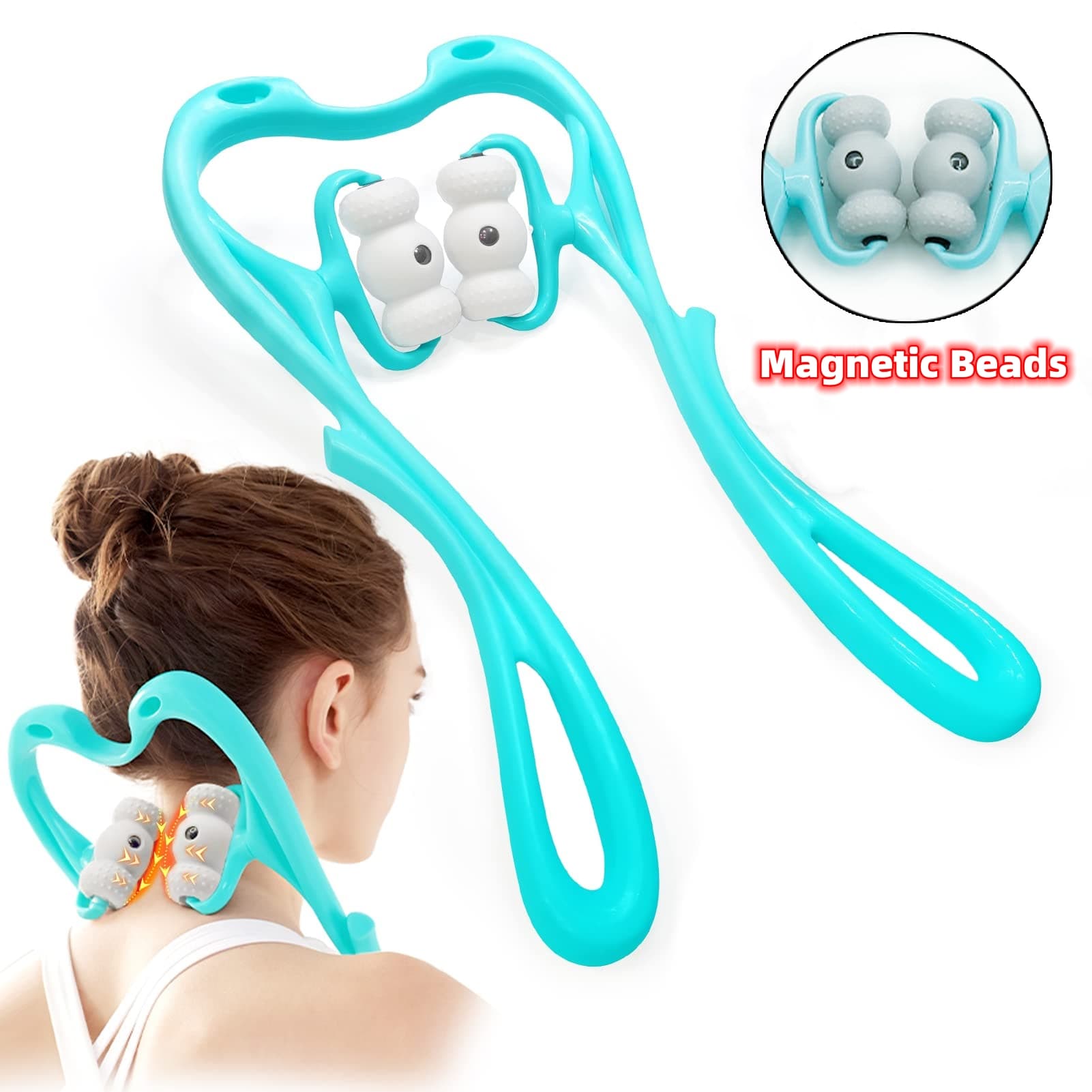 Masajeador de Cuello 360° con 96 Puntos de Presión