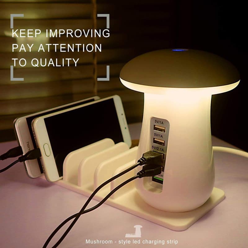 Lámpara Multiusos Seta 2 en 1 con Cargador USB