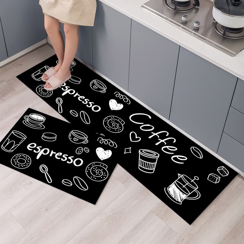 Tapete de Cocina Largo Alfombra de Suelo