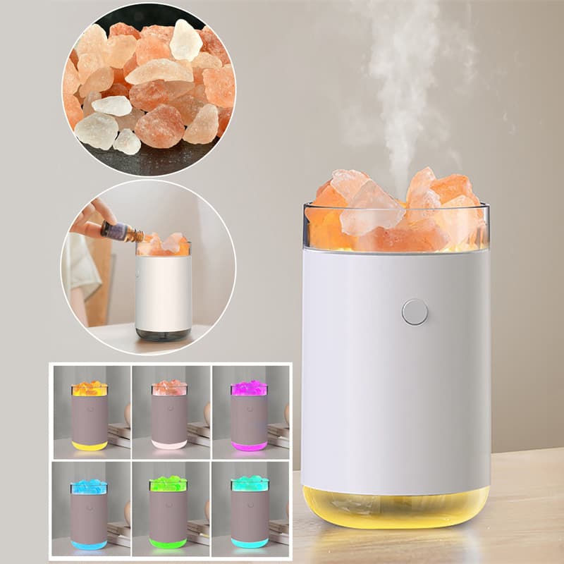 Humidificador Ultrasónico con Lámpara LED y Difusor de Aromas