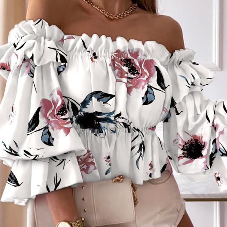 Blusa Larga Sexy para Mujer