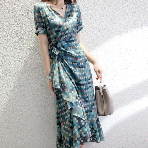 Vestido Floral Francés Slim