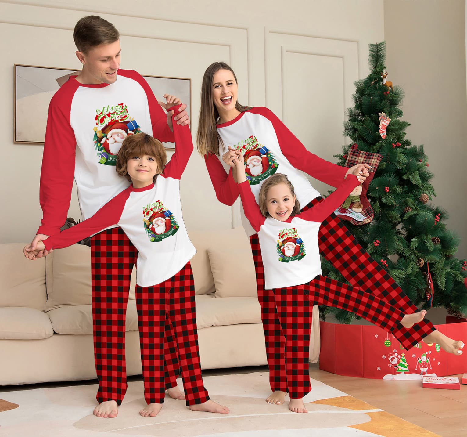 Pijama Familiar Navideño a Juego