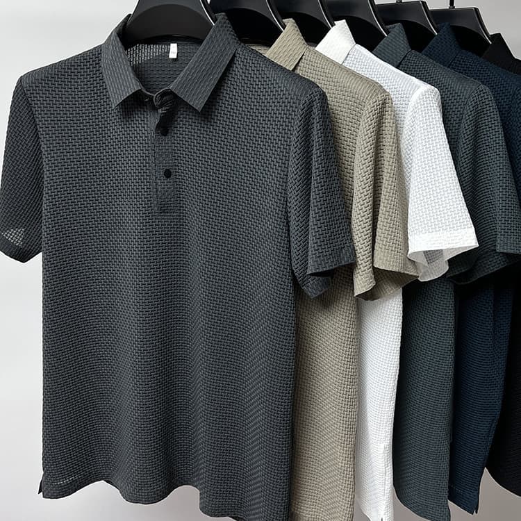 Camiseta Manga Corta Hombre Malla Ice Silk