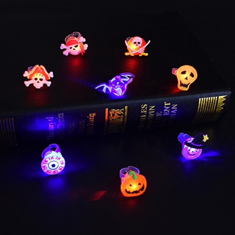 Anillo Broche Luminoso Halloween