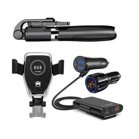 Pack Cargador y Accesorios para Coche