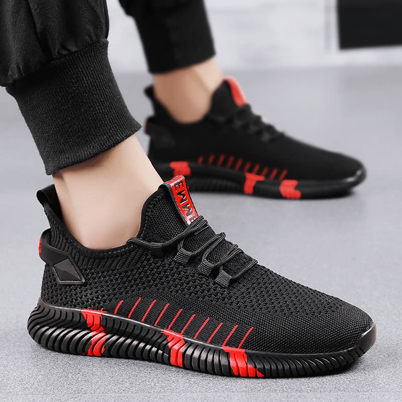 Zapatillas Running Hombre Mesh Transpirables Ligeras