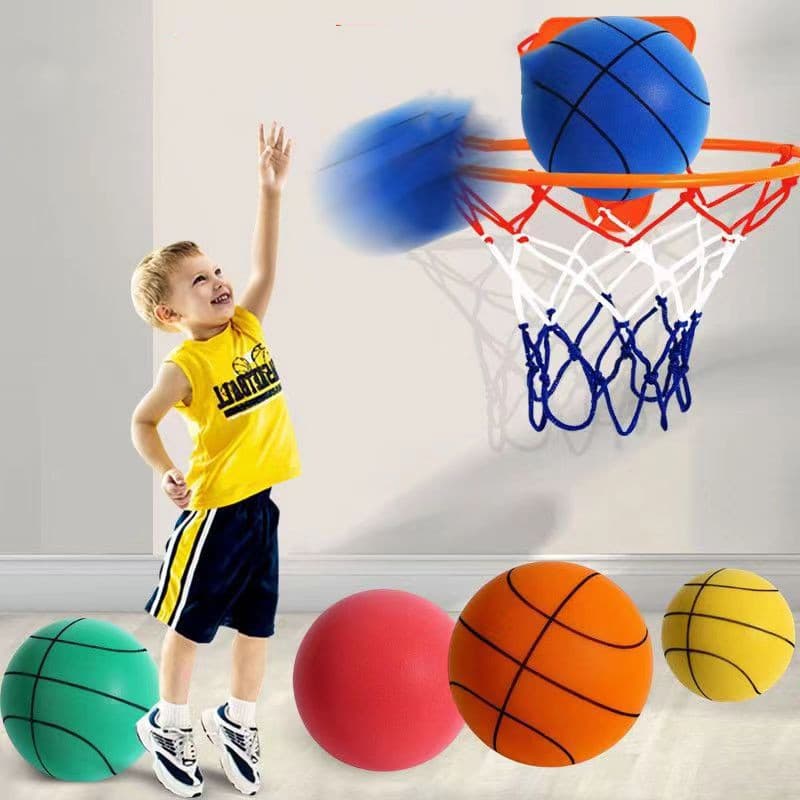 Balón de Baloncesto Silencioso de Espuma para Niños