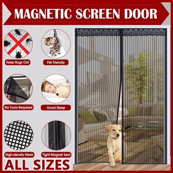 Cortina Magnética Antimosquitos para Puertas