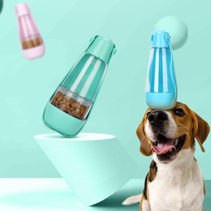 Botella Multifuncional Portátil para Mascotas