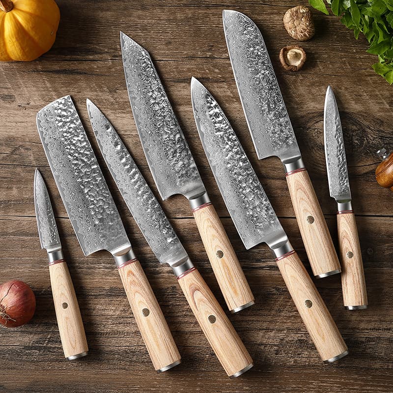 Cuchillo de Cocina Acero Damasco