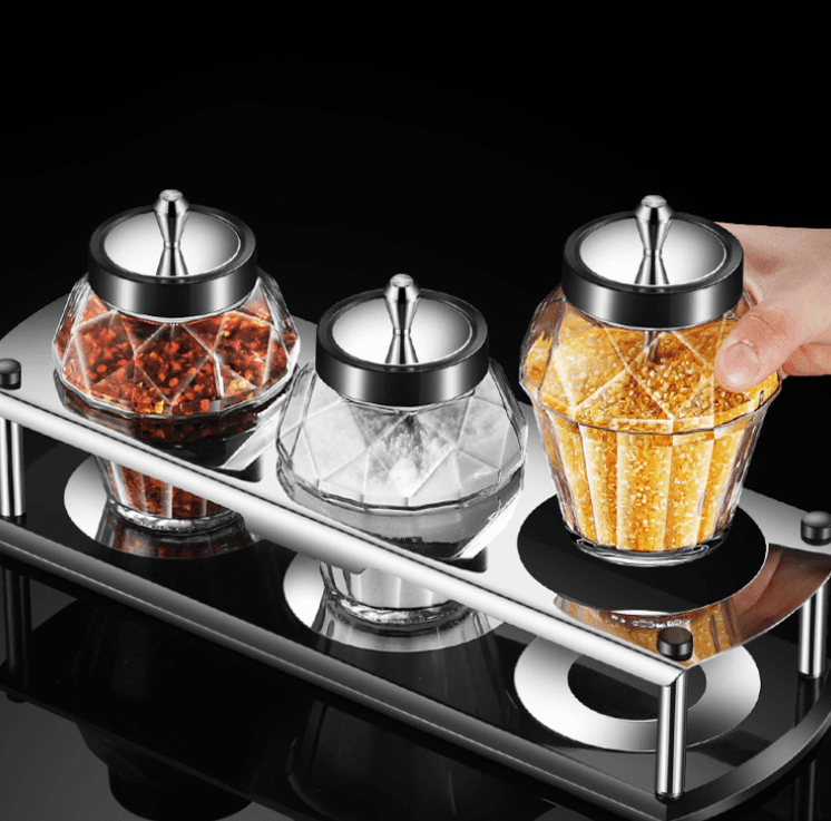 Tarro Dispensador de Especias con Cuchara