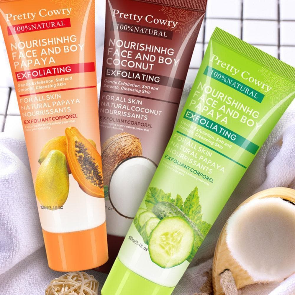 Gel Exfoliante Facial Pepino, Coco y Papaya