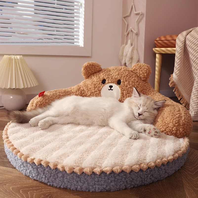 Cama Nido para Gatos - Cálida y Acogedora