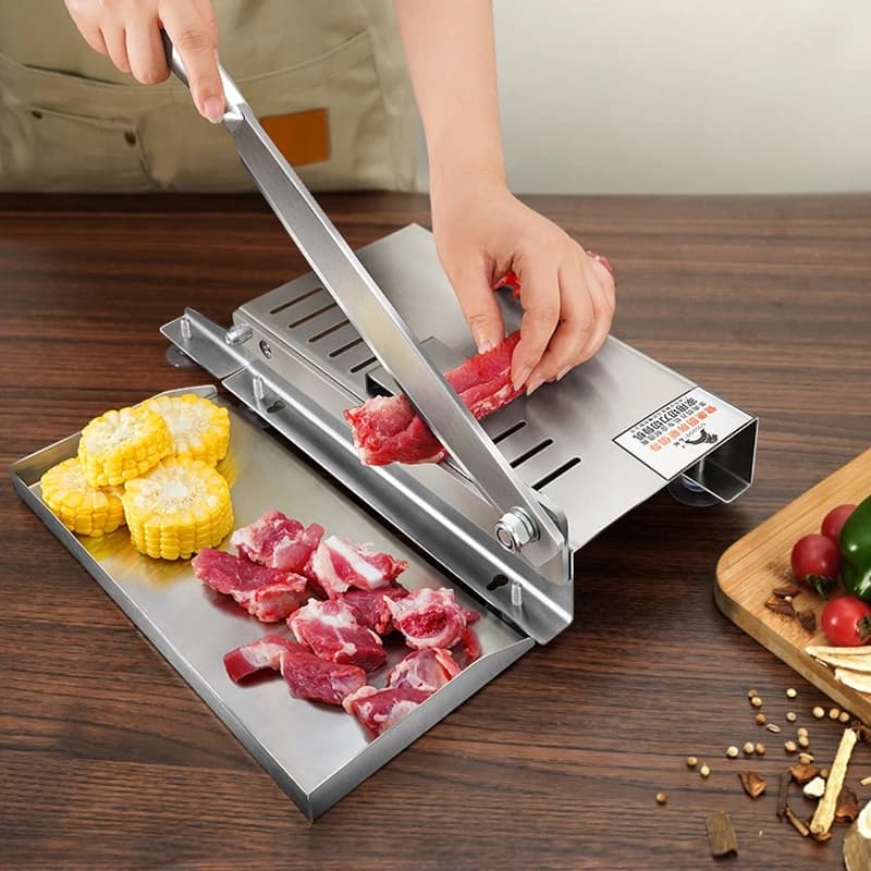 Cortador de Alimentos Rebanador de Acero Inoxidable