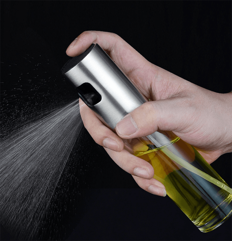 Botella Pulverizadora de Aceite de Cocina en Acero Inoxidable con Escala