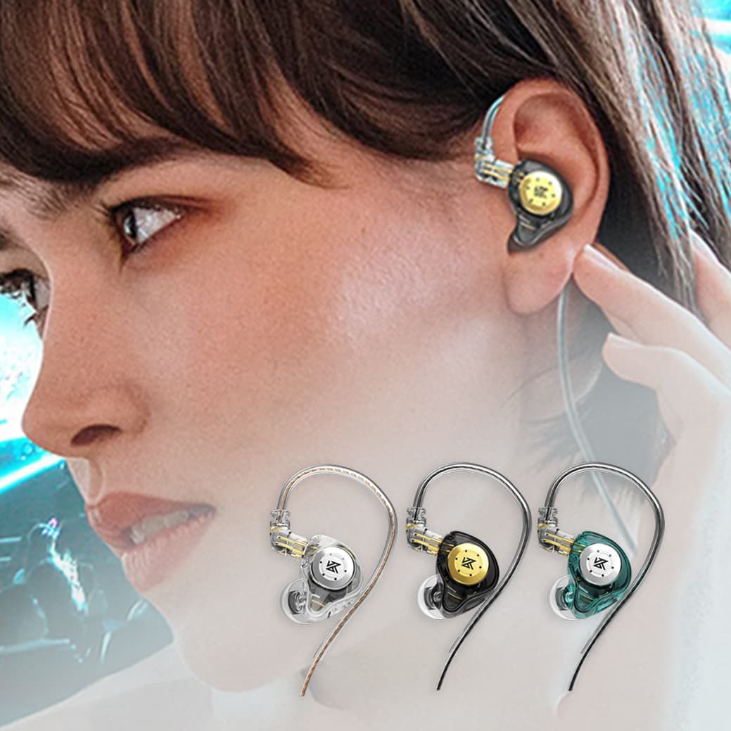 KZ EDX Pro - Auriculares deportivos con cancelación de ruido