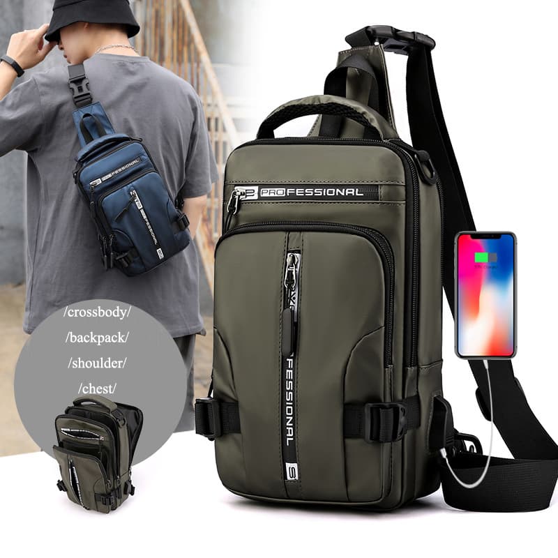 Bolso Bandolera Multifuncional para Hombre