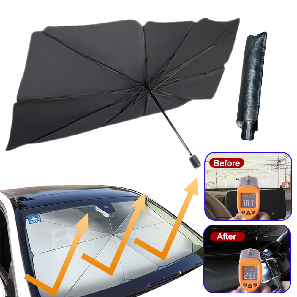 Parasol Plegable para Parabrisas de Coche con Protección UV